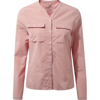 Camisa Craghoppers Ravello Long-Sleeved Mujer Rosas - Chile UKS067854